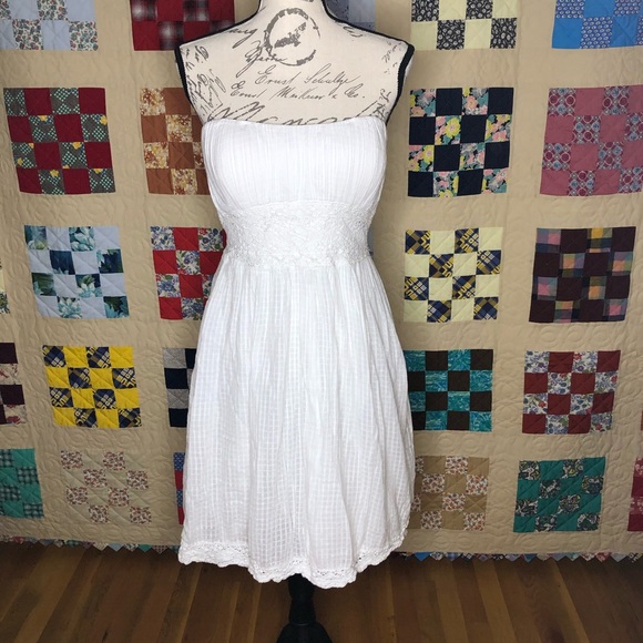 White House Black Market Dresses & Skirts - White House Black Market White Strapless Dress 12